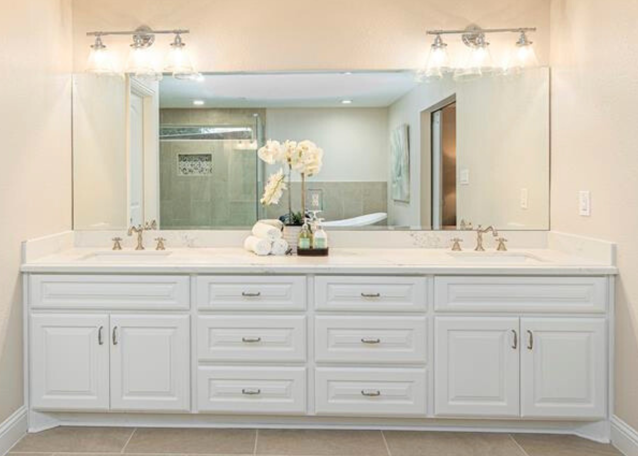 Shaker Antique White Vanity